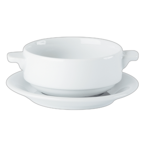 Porcelite Lugged Soup Cup Box of 6
