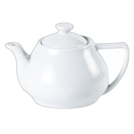Porcelite Contemporary Style Tea Pot 40cl / 14oz Box of 6