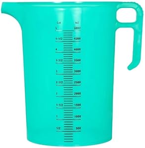 Pro-Measures Polypropylene Measuring Jug Green 5Ltr
