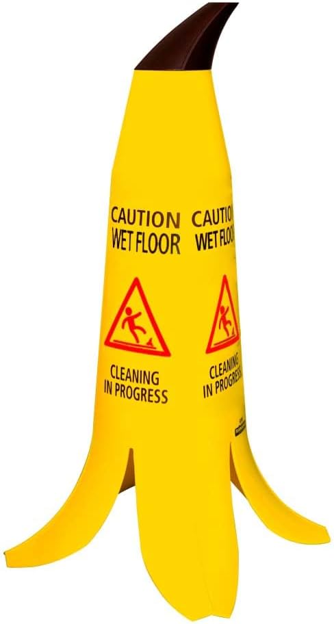Banana Skin Wet Floor Sign