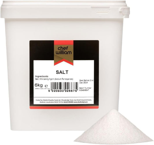 Chef William Table Salt 6kg