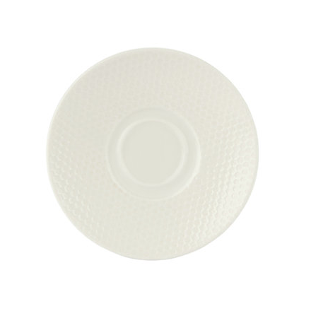 Prism Double Well Saucer 16cm/6.25" Box of 12