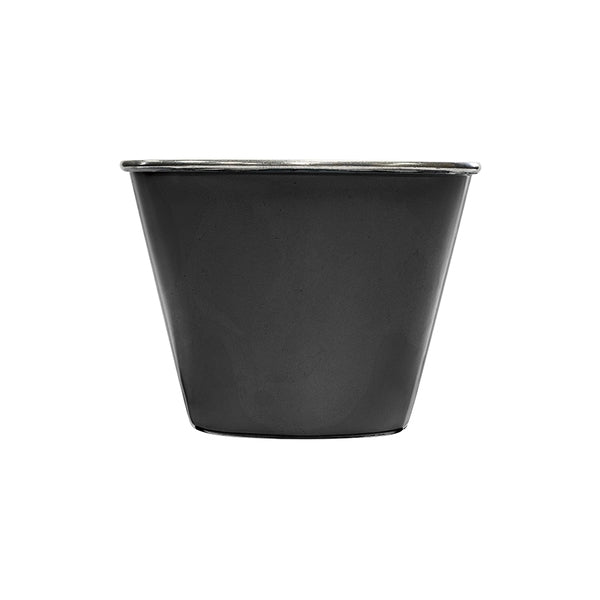 Midas Stainless Steel Black Round Ramekin 12oz