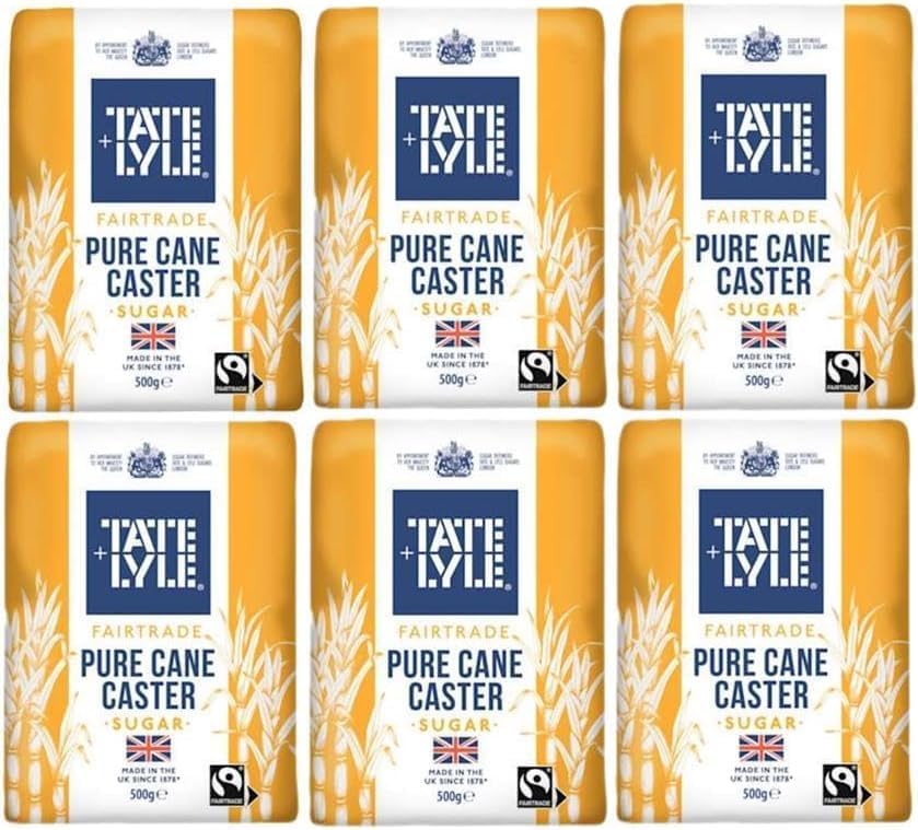 Tate & Lyle Caster Sugar 500g (Pack of 6)