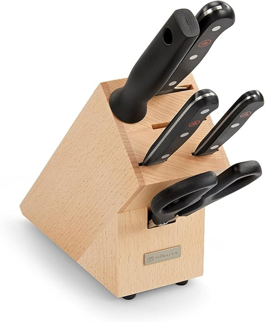 Wüsthof Gourmet 6-Piece Knife Set with Block
