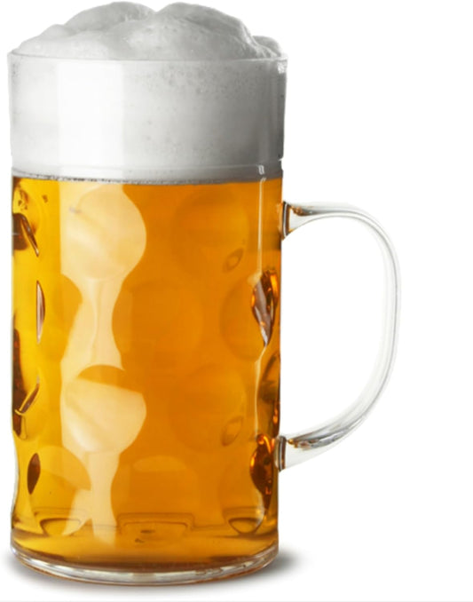 Plastic Beer Stein CA Lined at 2 Pints Box of 24