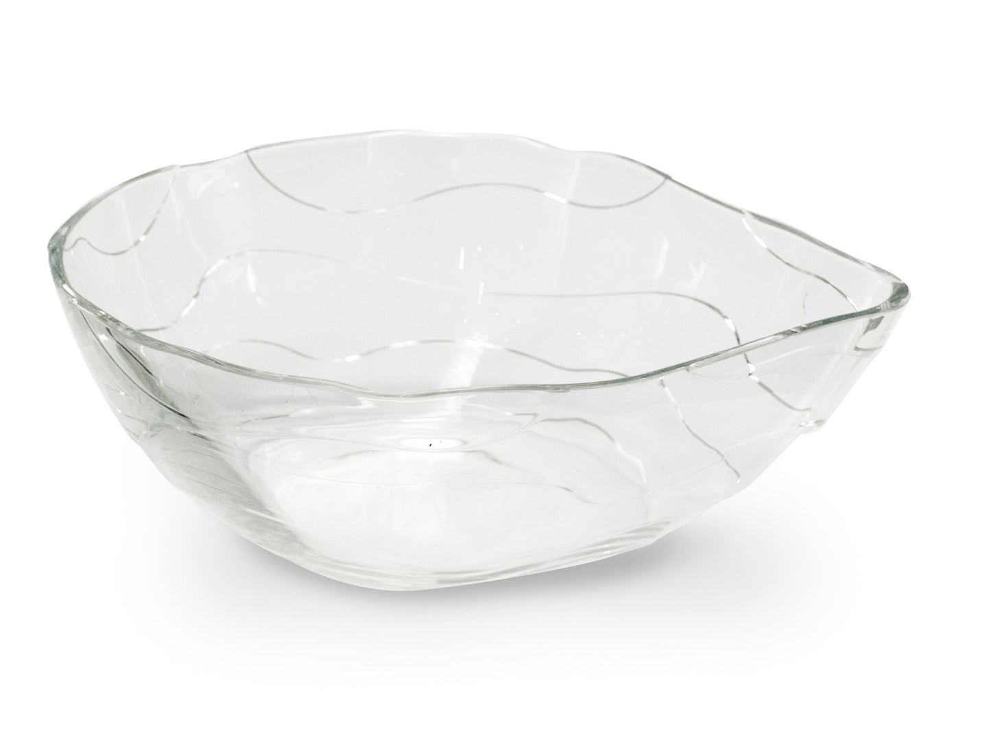 Large Oyster Bowl Clear Melamine – 3.3 Litres