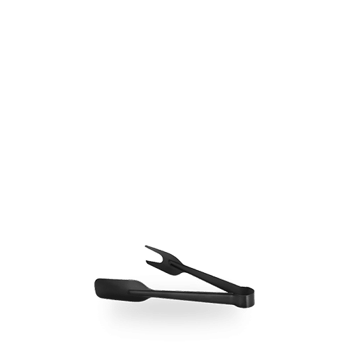 ELEGANT BLACK  SERVING TONG 24CM BOX 10