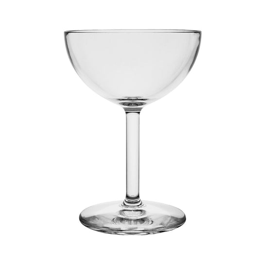 Polycarbonate Summit Champagne/Martini Coupe Clear 8.25oz (23.5cl) Box of 24