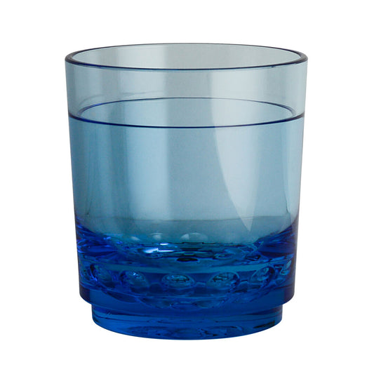 Polycarbonate Diamond Blue Rocks Tumbler 29.5cl (10.5oz) Box of 24