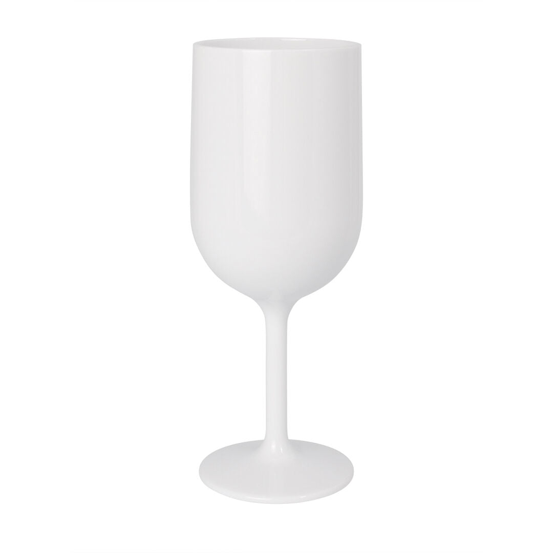Polycarbonate Summit White Stemmed Wine 34cl (12.5oz) Box of 24