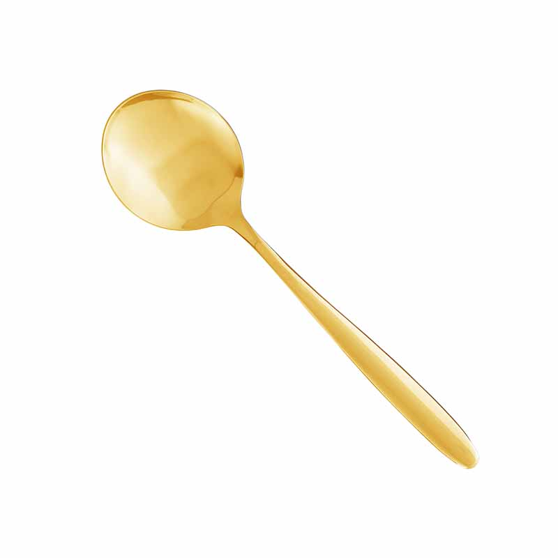 Fast PVD Gold Soup Spoon 18cm [7.1"] Box of 12
