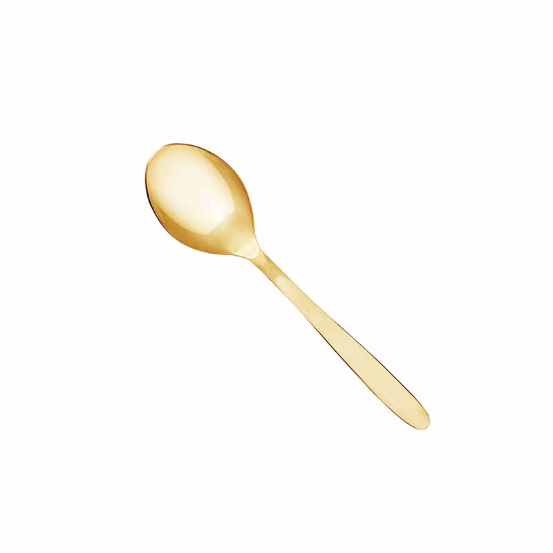 Fast PVD Gold Tea Spoon 14cm [5.5"] Box of 12