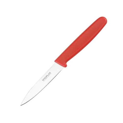 Hygiplas Paring Knife Red 8.5cm. Red for raw meat