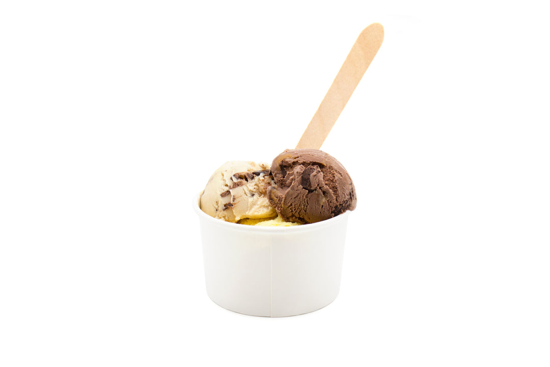 8oz 3 scoop Ice Cream Container Pack of 1000