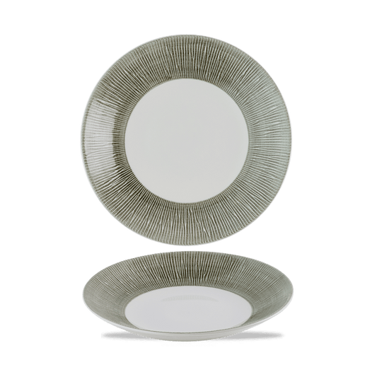 Bamboo Ceramic Spinwash Alpine Deep Coupe Plate 9 7/8" Box of 12 (3-5 Working Days Delivery)