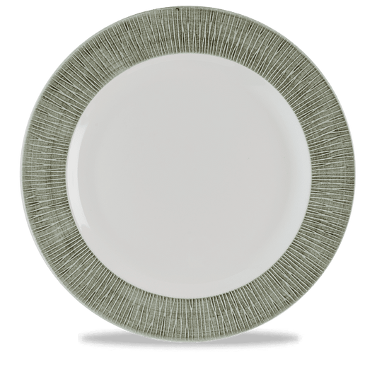 Bamboo Ceramic Spinwash Alpine Footed Plate 12" Box of 12 (3-5 Working Days Delivery)