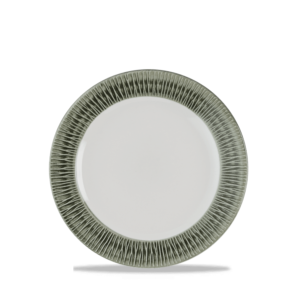 Bamboo Ceramic Spinwash Alpine  Plate 6 5/8" Box 12