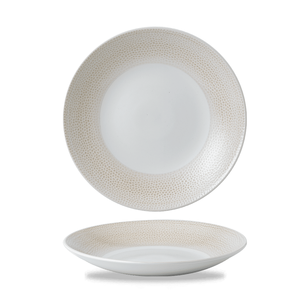 Isla Spinwash Sand  Deep Coupe Plate 10 5/8" Box 12