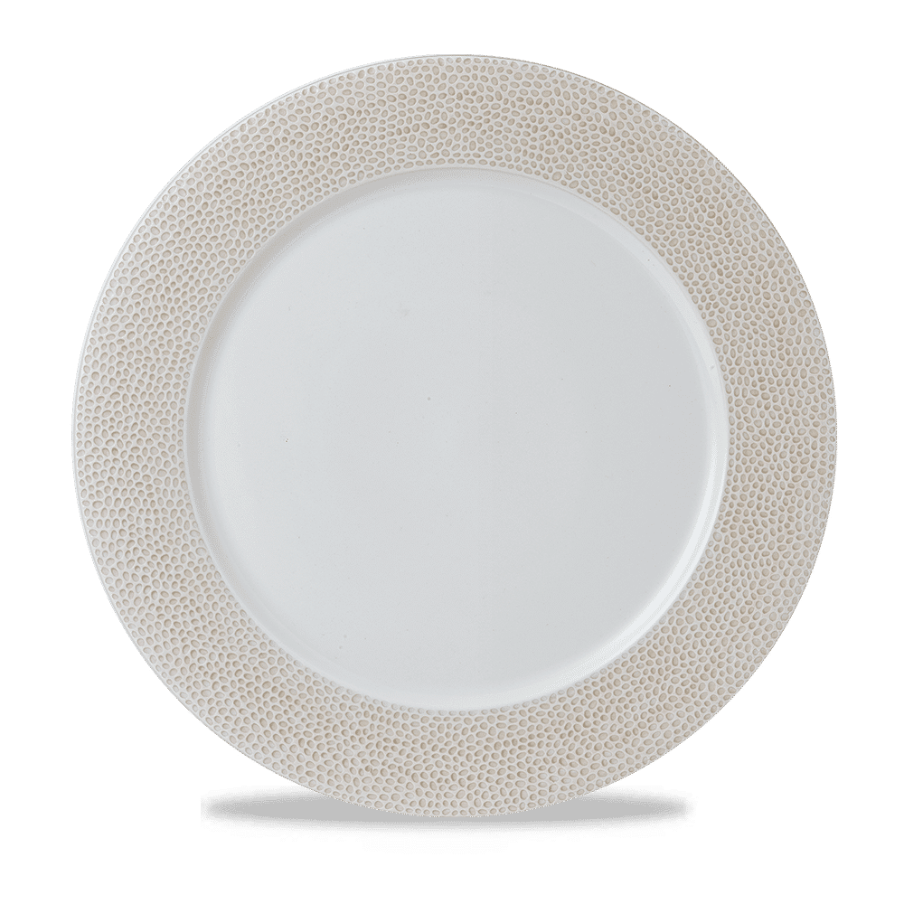 Isla Spinwash Sand  Presentation Plate 12" Box 12