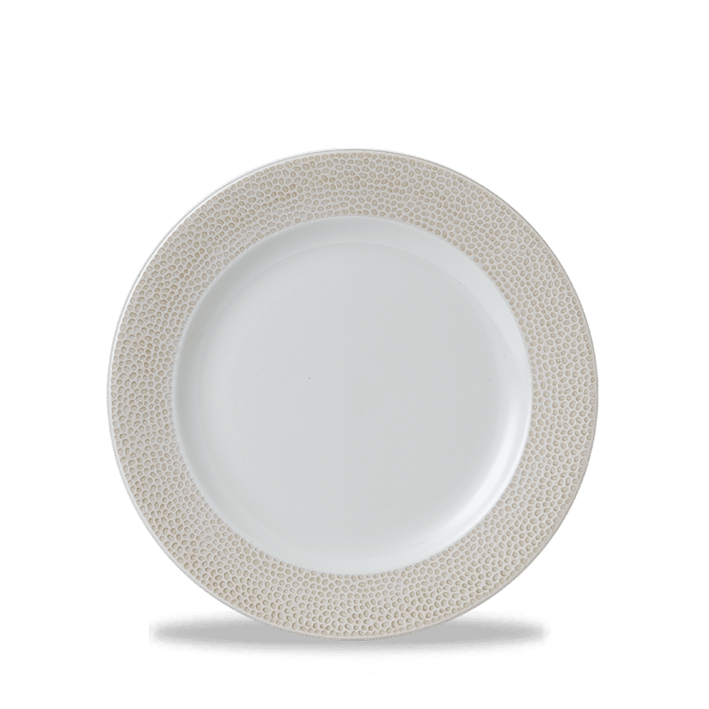 Isla Spinwash Sand  Plate 6 5/8" Box 12
