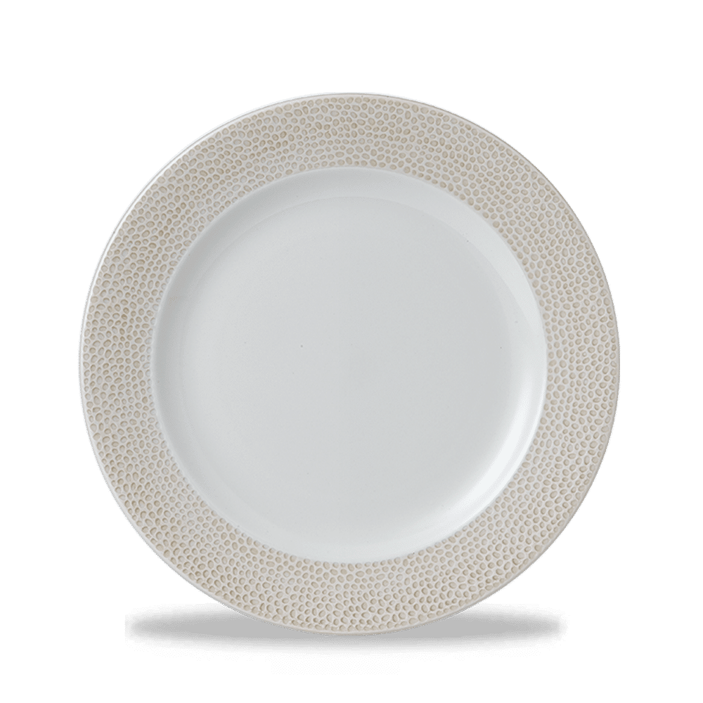 Isla Spinwash Sand  Plate 8 1/4" Box 12