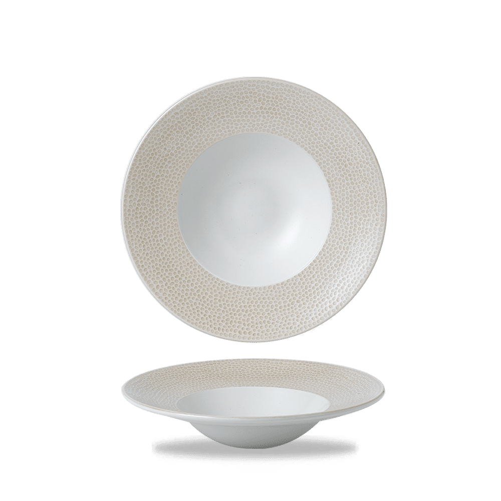 Isla Spinwash Sand  Wide Rim Bowl 9 1/2" Box 12