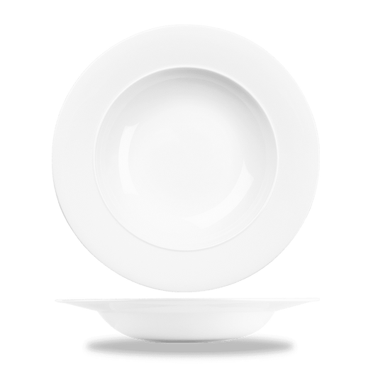 Alc Ambience White Standard Rim Std Rim Bowl 28Cm Box of 6 (3-5 Working Days Delivery)