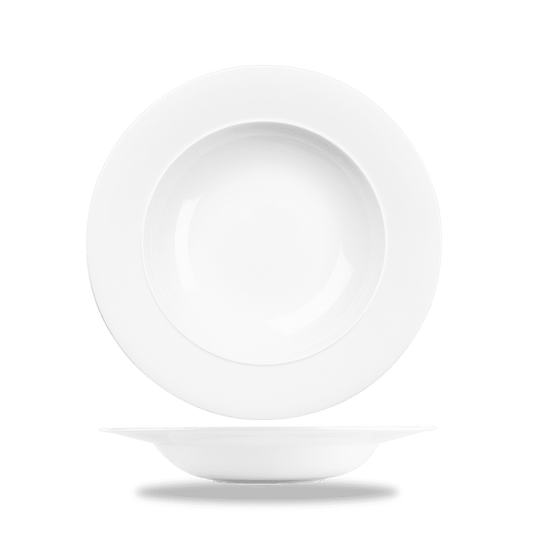Alc Ambience White Standard Rim Cereal Bowl 22Cm Box of 6 (3-5 Working Days Delivery)