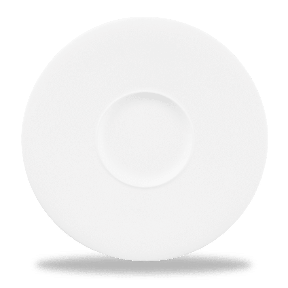 Alc Ambience White Wide Rim Plate 11" Box 6