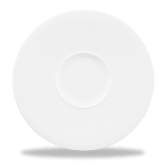 Alc Ambience White Wide Rim Plate 11" Box of 6 (3-5 Working Days Delivery)