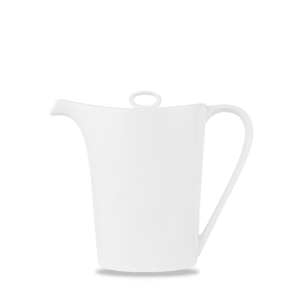 Alc Ambience White Oval Coffee Pot 18Oz Box 6