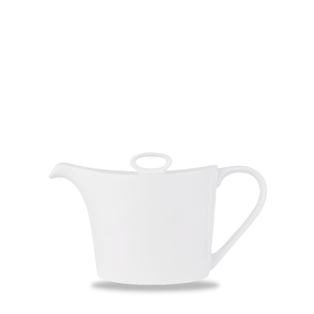 Alc Ambience White Oval Teapot 15Oz Box 6