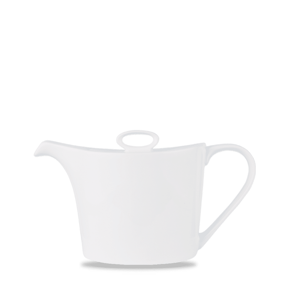 Alc Ambience White Oval Teapot 710Ml Box 6