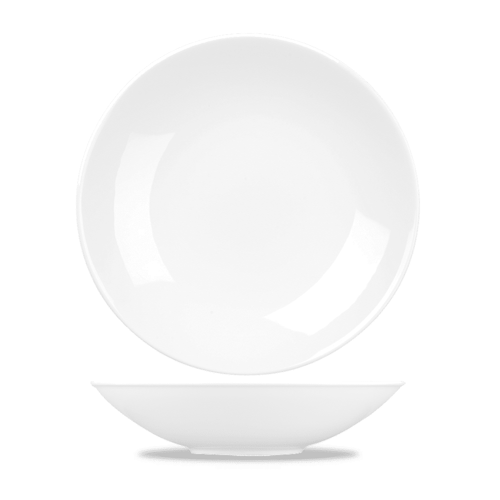 Alchemy Balance White Coupe Bowl 10.5" Box 6