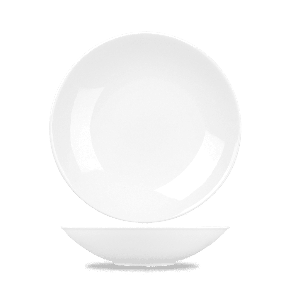 Alchemy Balance White Coupe Bowl 8" Box 6