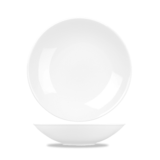 Alchemy Balance White Coupe Bowl 8" Box of 6 (3-5 Working Days Delivery)