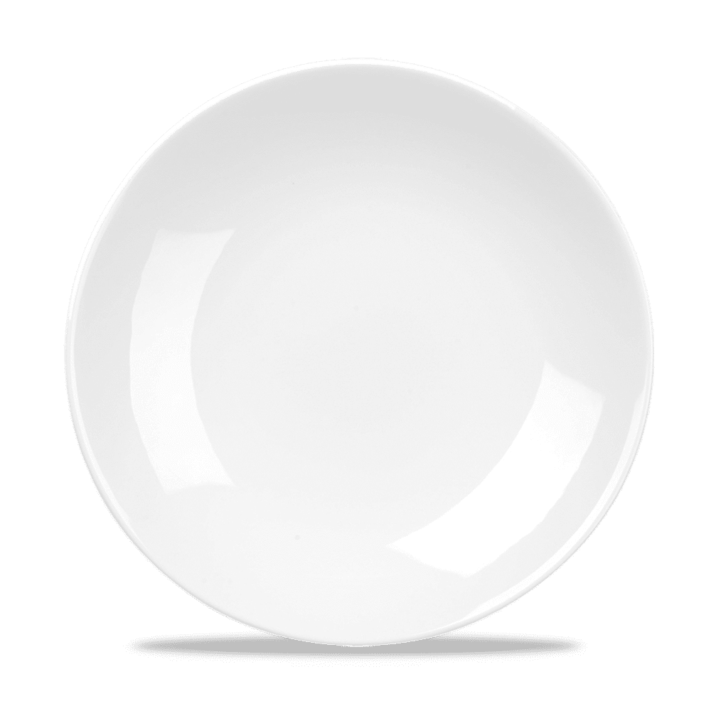 Alchemy Balance White Coupe Plate 9" Box 6