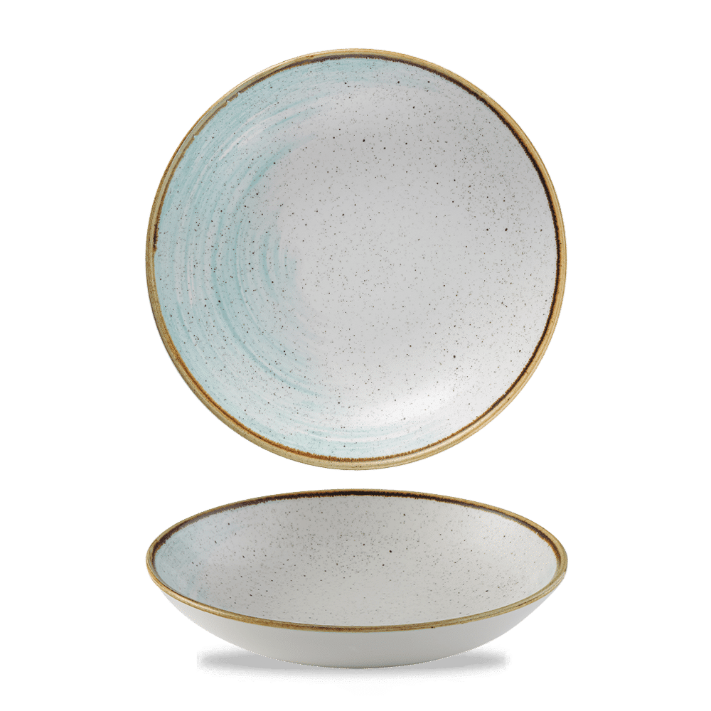 Stonecast Accents Duck Egg  Coupe Bowl 7.25" Box 12