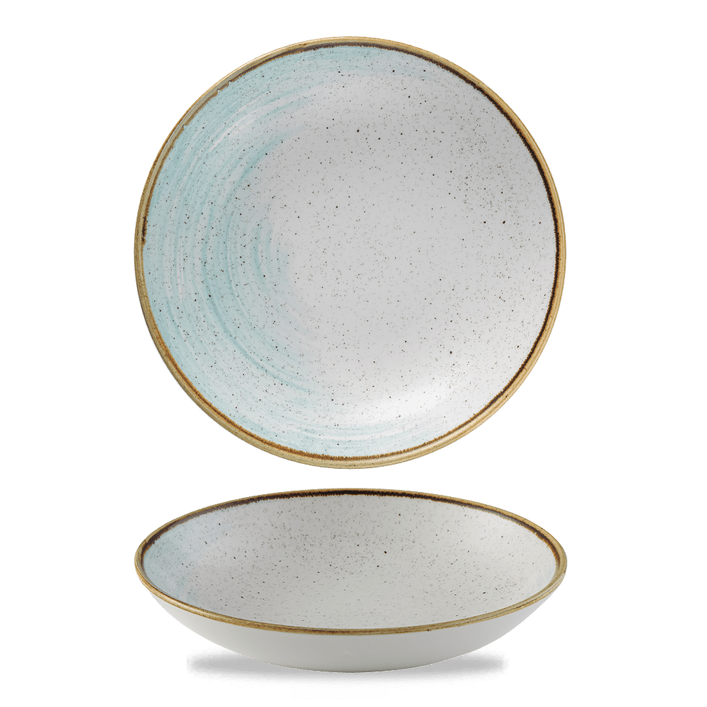 Stonecast Accents Duck Egg Evolve Coupe Bowl 9.75" Box 12