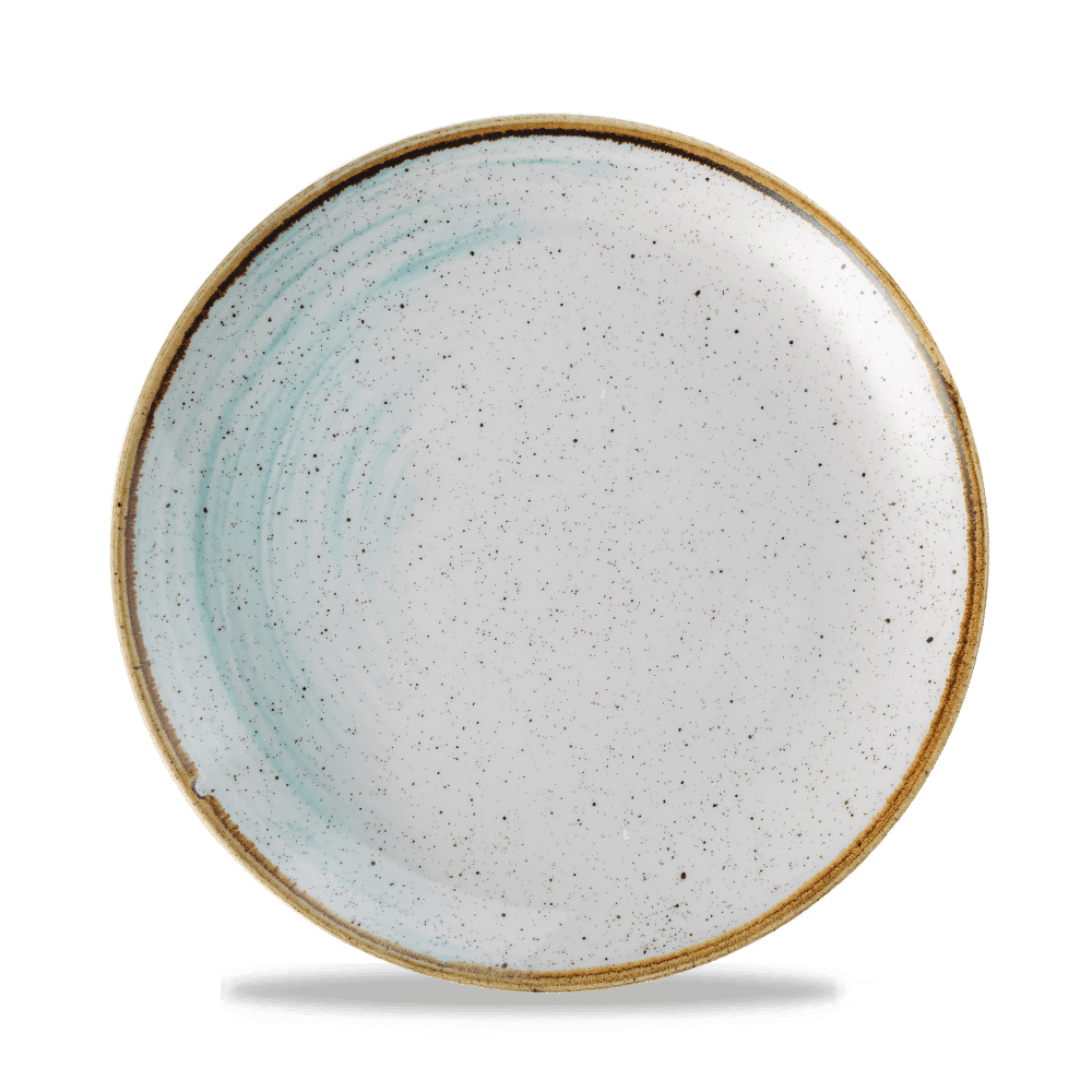 Stonecast Accents Duck Egg Evolve Coupe Plate 8.67" Box 12
