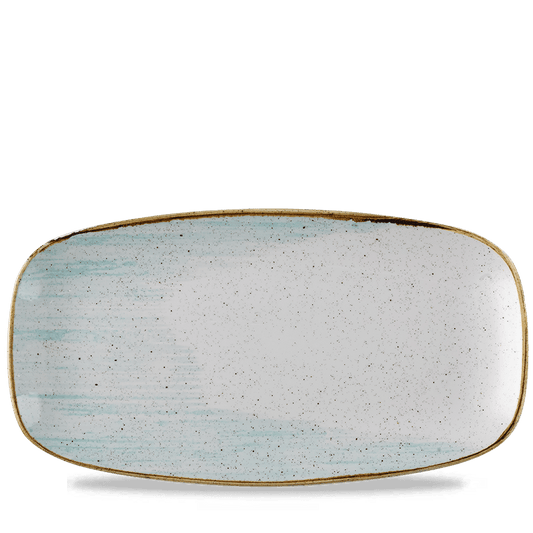 Stonecast Accents Duck Egg Chefs Oblong Plate 13 7/8X7 3/8" Box of 6 (3-5 Working Days Delivery)