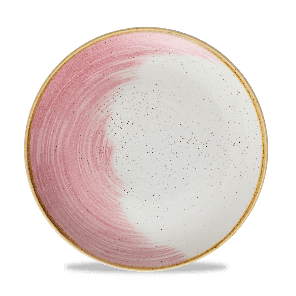 Stonecast Accents Petal Pink Evolve Coupe Plate 10.25" Box 12