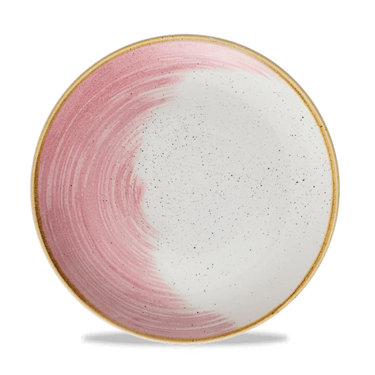Stonecast Accents Petal Pink Evolve Coupe Plate 10.25" Box of 12 (3-5 Working Days Delivery)