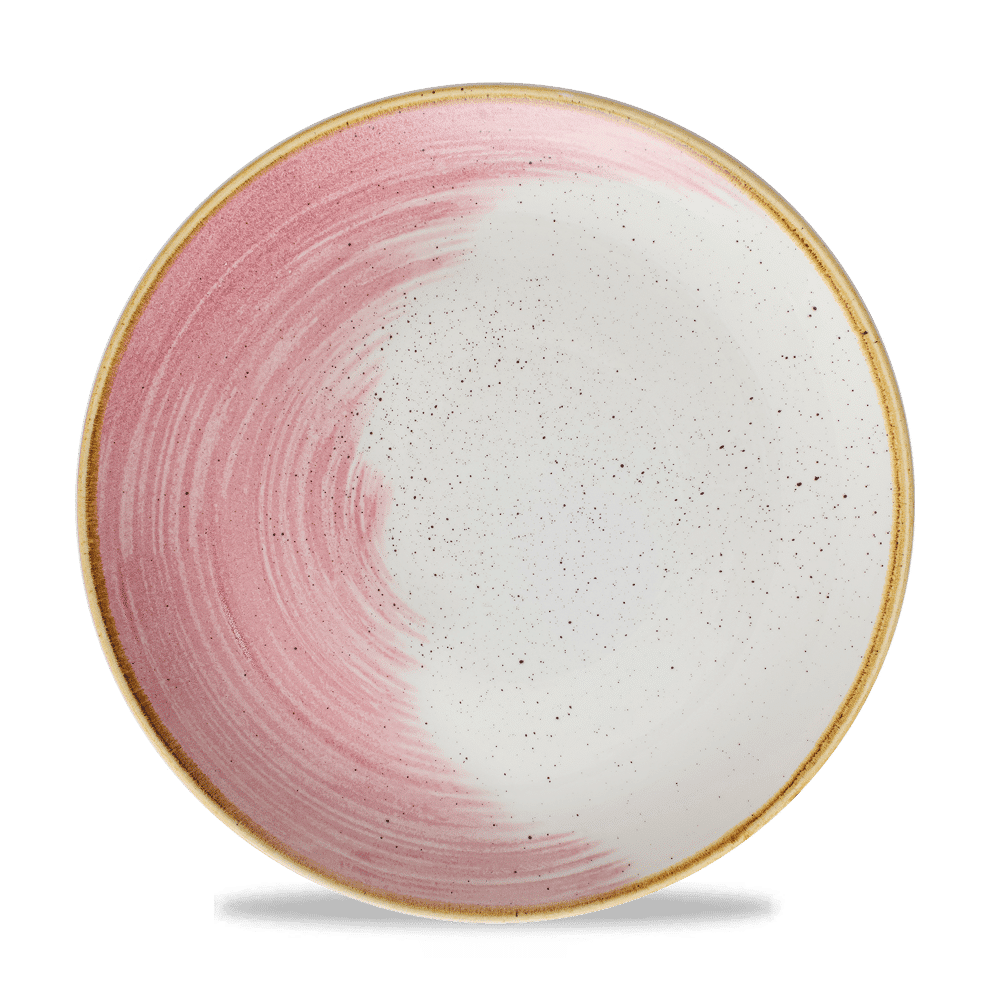 Stonecast Accents Petal Pink Evolve Coupe Plate 11.25" Box 12