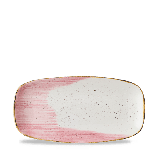 Stonecast Accents Petal Pink Chefs Oblong Plate 11 3/4X6" Box of 12 (3-5 Working Days Delivery)
