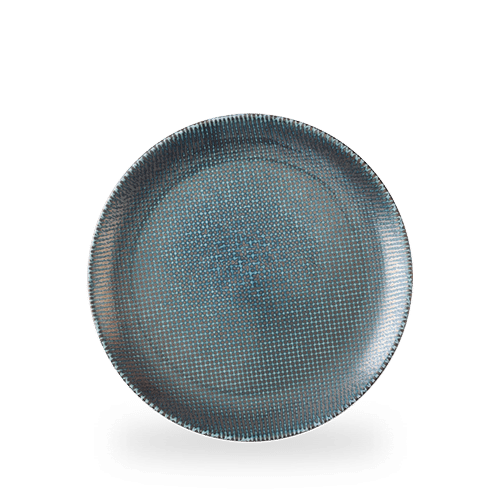 Astro Metallic Blue Evolve Coupe Plate 10.25" Box of 12 (3-5 Working Days Delivery)