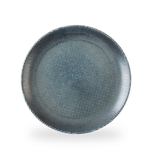 Astro Metallic Blue Evolve Coupe Plate 11.25" Box of 12 (3-5 Working Days Delivery)