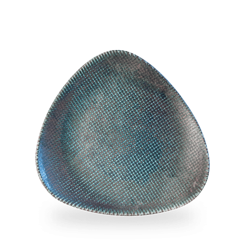 Astro Metallic Blue Lotus Plate 11 1/4" Box 12
