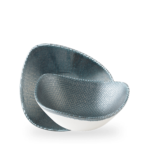 Astro Metallic Blue Lotus Bowl 9" Box 12